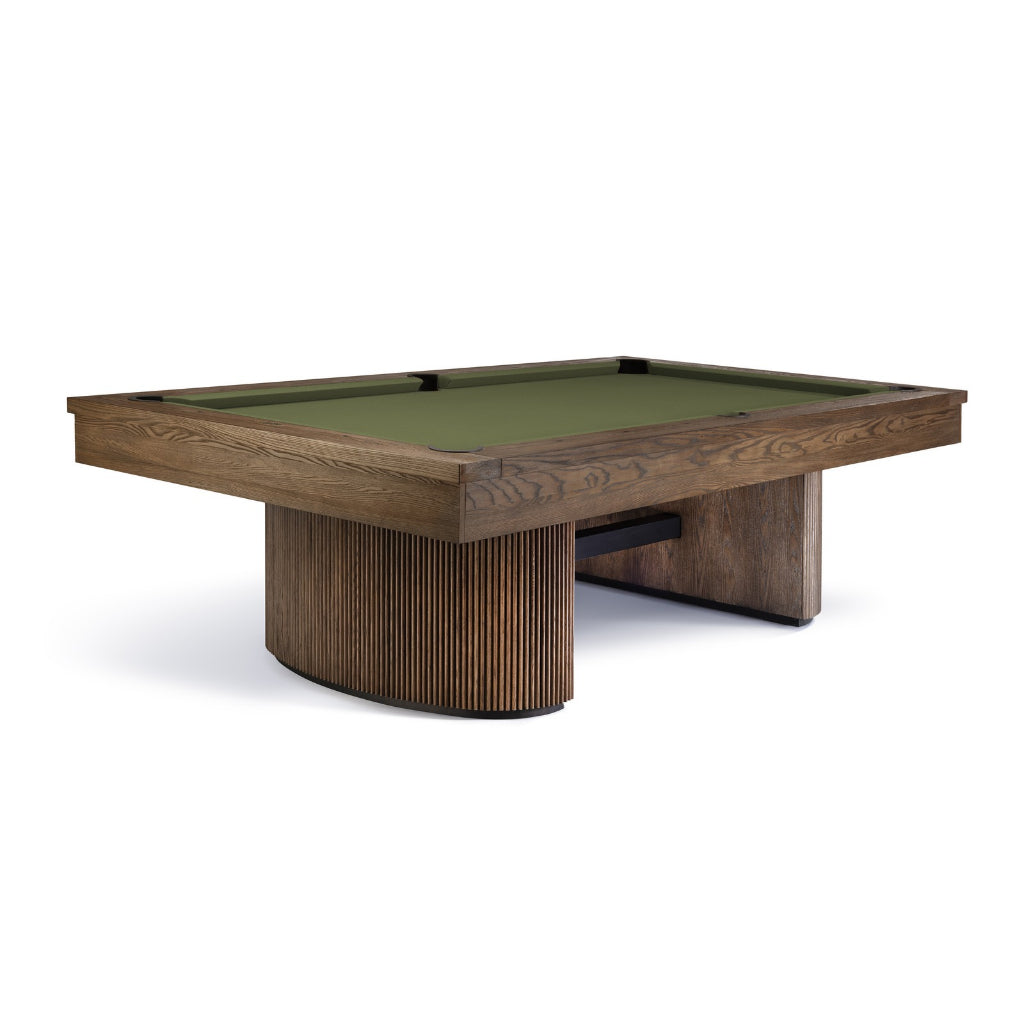 Brunswick Rayburn 8 Foot Pool Table with Olive Cloth - Game Room Spot
