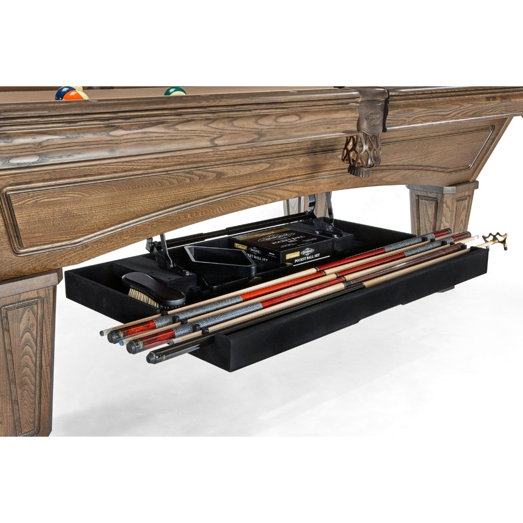 Brunswick Table Storage Drawer Full - Game Room Spot