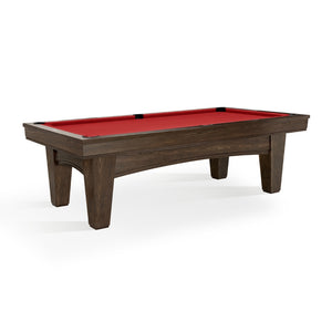 Brunswick Winfield Pool Table in Cardinal Red - Game Room Spot
