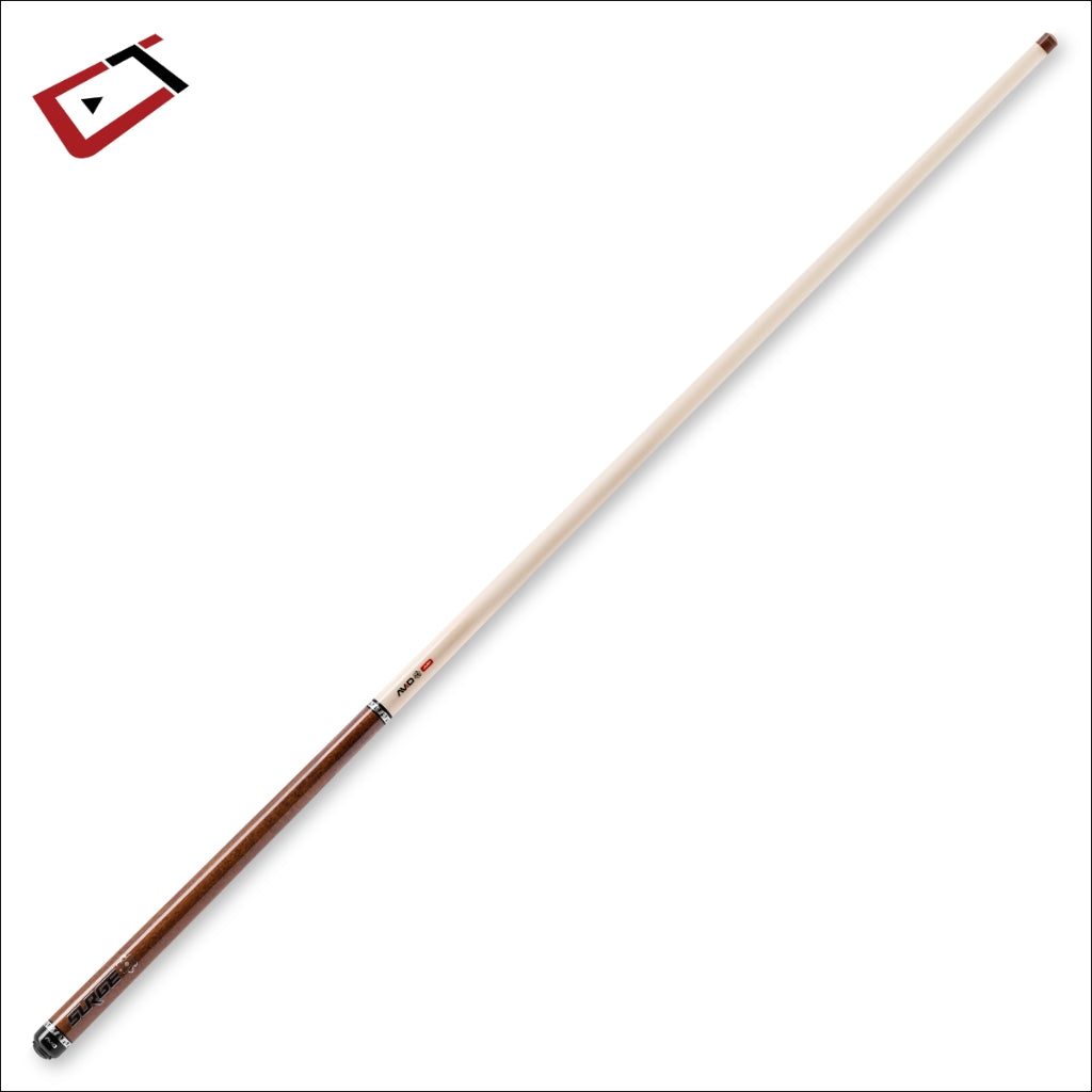 Cuetec AVID Surge Jump Cue Brown Stain Full - Game Room Spot