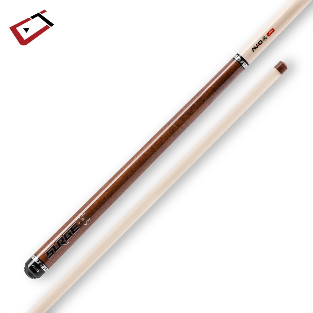 Cuetec AVID Surge Jump Cue Brown Stain - Game Room Spot