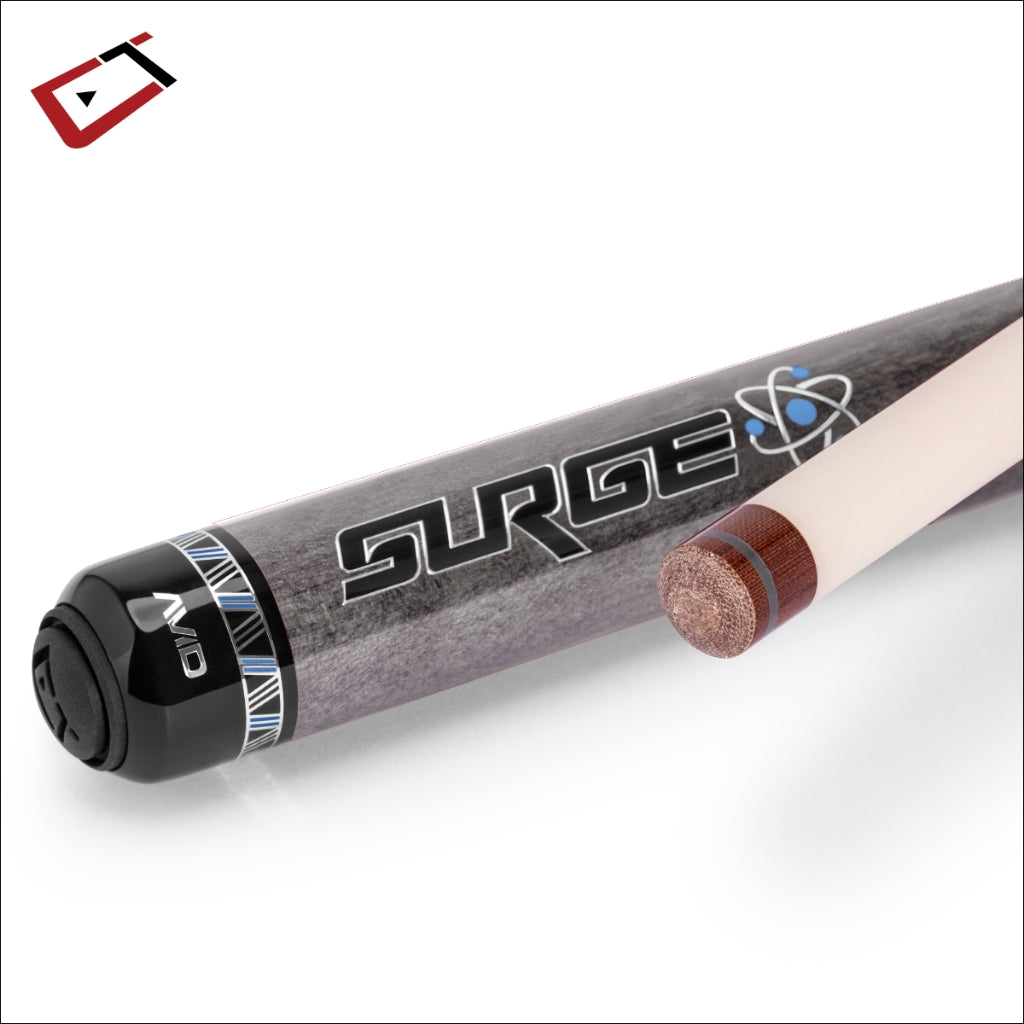 Cuetec AVID Surge Jump Cue Gray Stain Butt and Tip - Game Room Spot