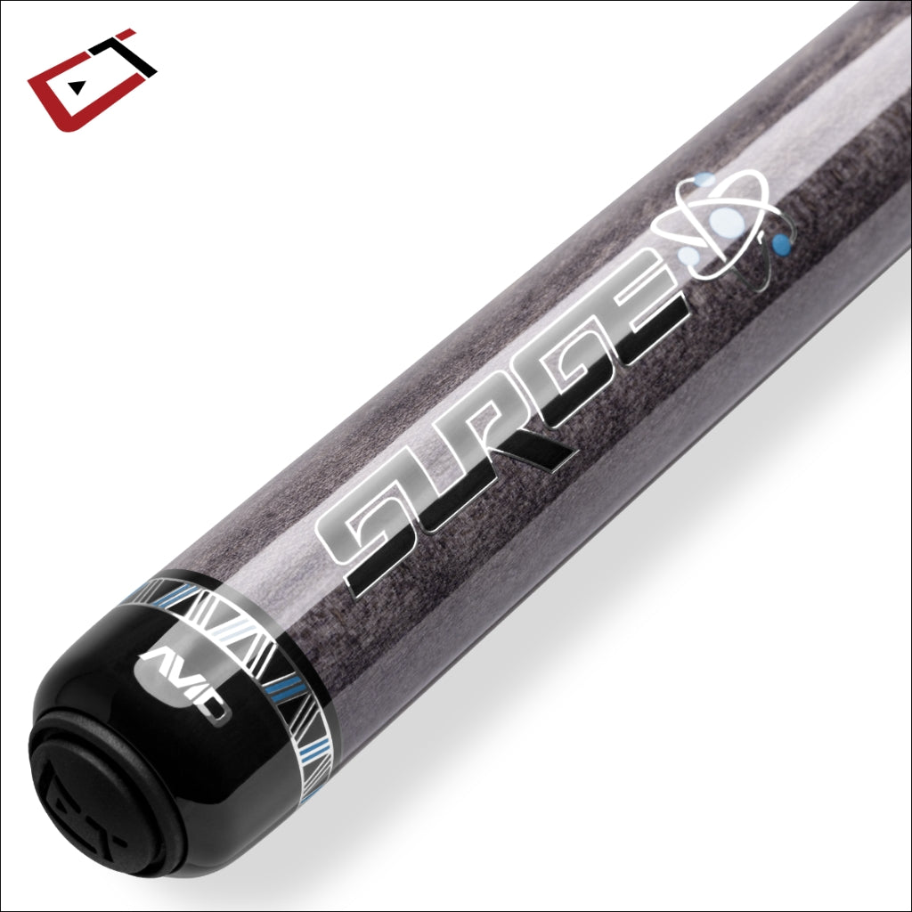 Cuetec AVID Surge Jump Cue Gray Stain Logo - Game Room Spot