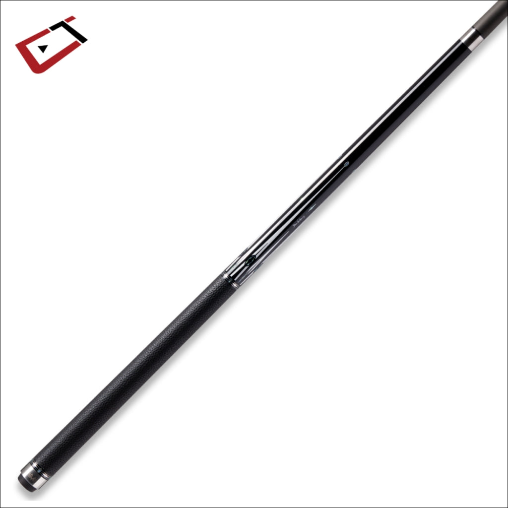 Cuetec Cynergy SVB II Black Leather Wrap Cue Full View - Game Room Spot