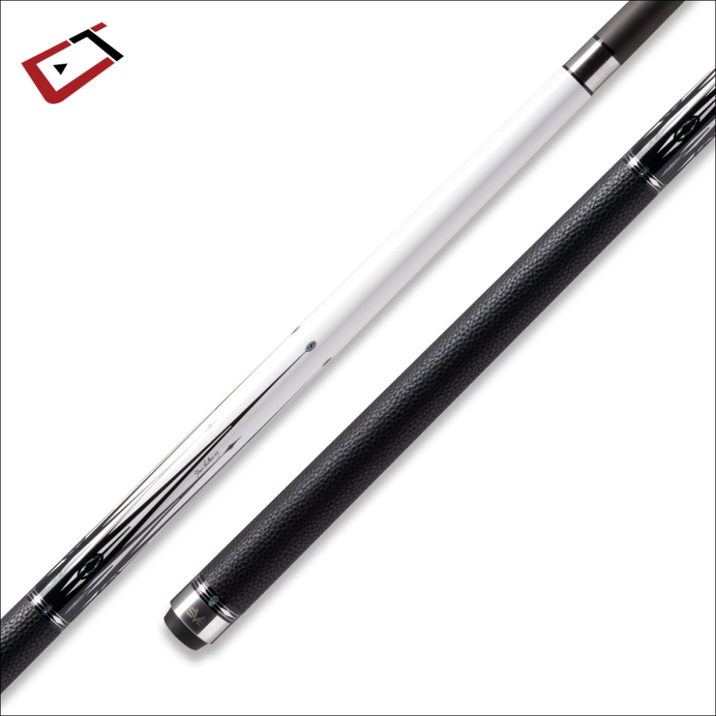 Cuetec Cynergy SVB II White Leather Wrap Cue - Game Room Spot