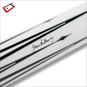 Cuetec Cynergy SVB II White Leather Wrap Cue Signature - Game Room Spot