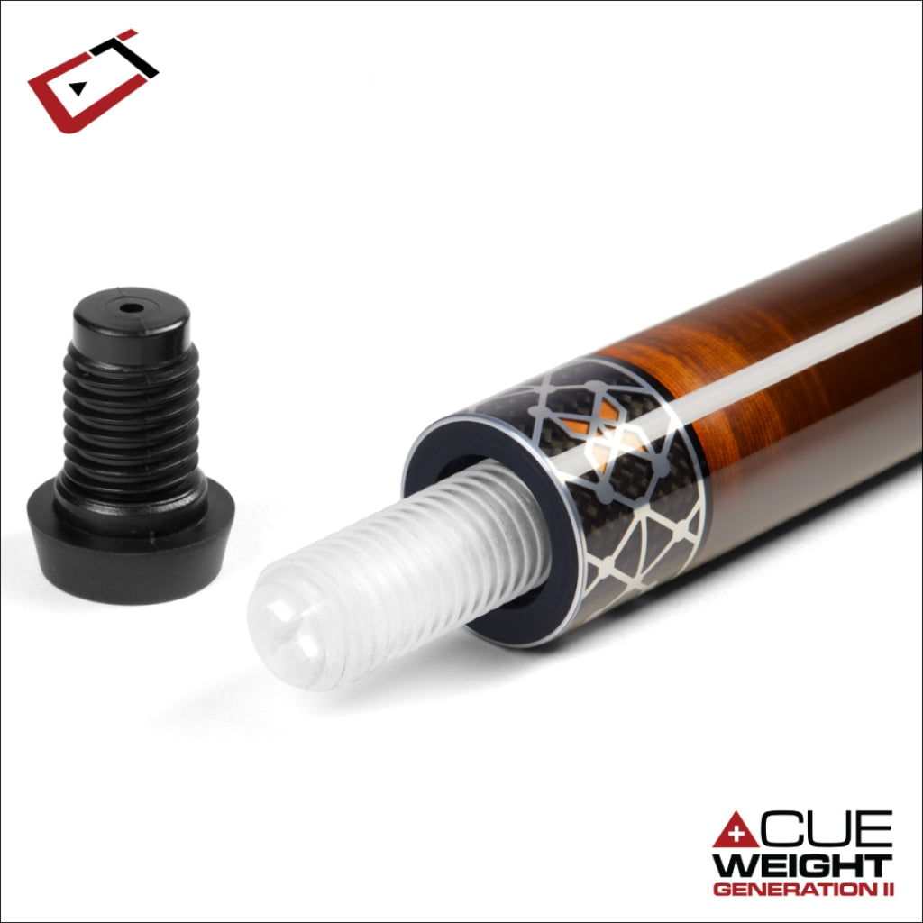 Cuetec Cynergy X Amber Poly-Wrap Cue Acueweight - Game Room Spot