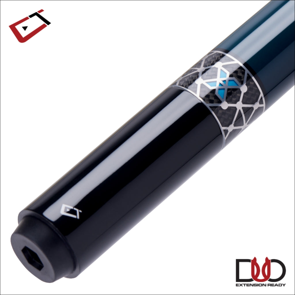 Cuetec Cynergy X Lagoon Poly-Wrap Cue Duo Extension- Game Room Spot