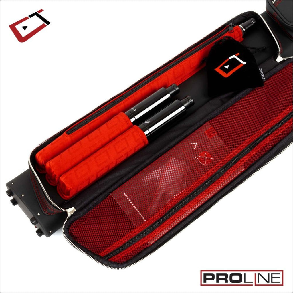 Cuetec Pro Line 2X4 Hard Pool Cue Case Main Pocket - Game Room Spot