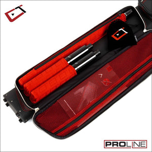 Cuetec Pro Line 2X4 Hard Pool Cue Case Main Pocket - Game Room Spot
