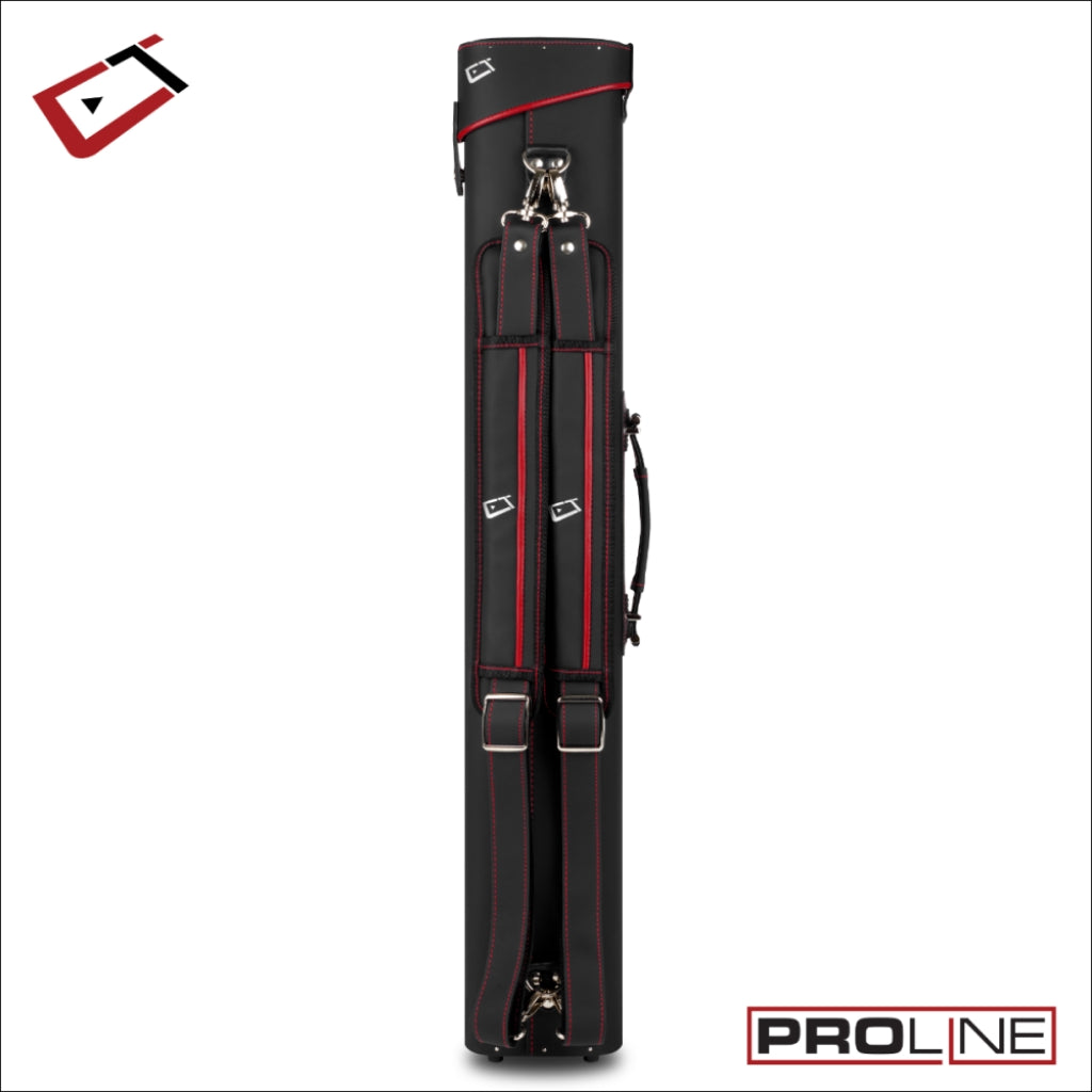 Cuetec Pro Line 3X5 Hard Pool Cue Case Back View - Game Room Spot