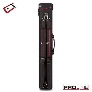 Cuetec Pro Line 3X5 Hard Pool Cue Case Back View - Game Room Spot