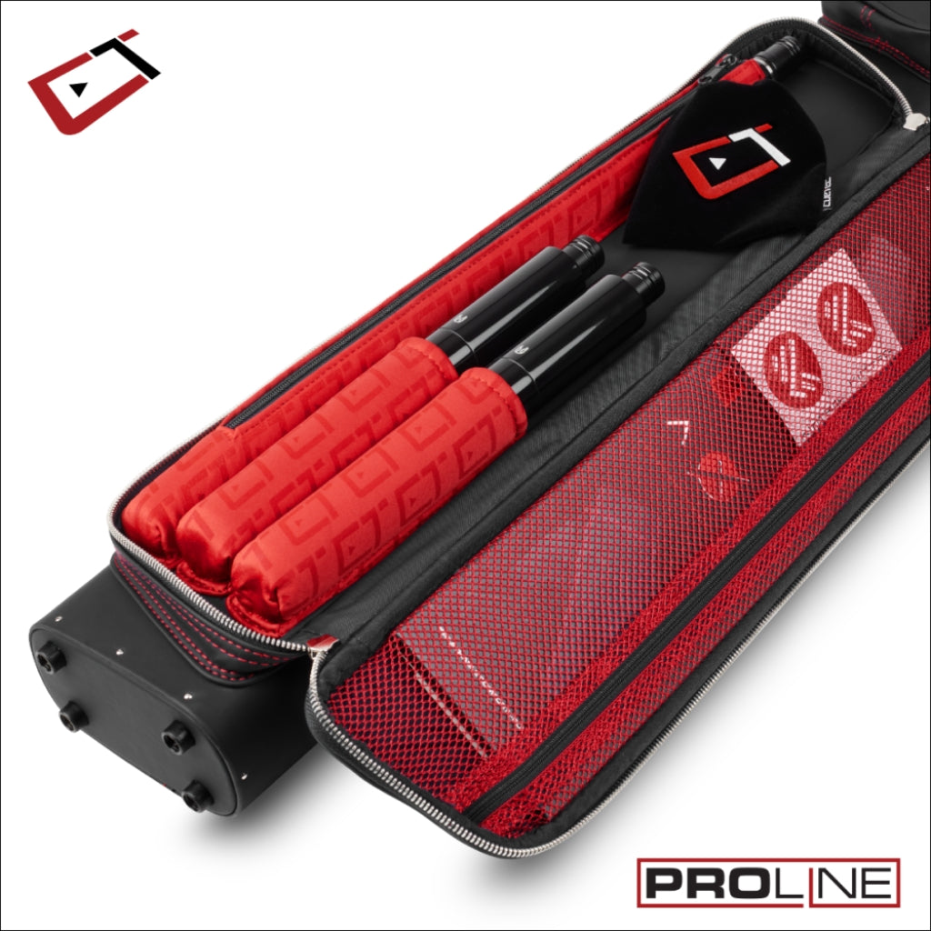 Cuetec Pro Line 3X5 Hard Pool Cue Case Main Pocket - Game Room Spot