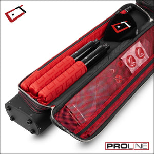 Cuetec Pro Line 3X5 Hard Pool Cue Case Main Pocket - Game Room Spot