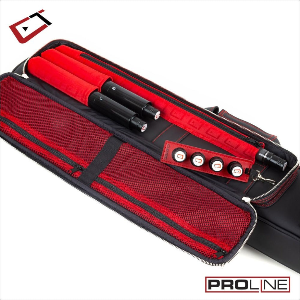 Cuetec Pro Line 4X8 Soft Pool Cue Case Main Pocket - Game Room Spot