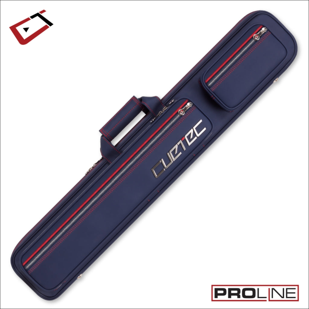 Cuetec Pro Line 4X8 Soft Pool Cue Case in Navy - Game Room Spot