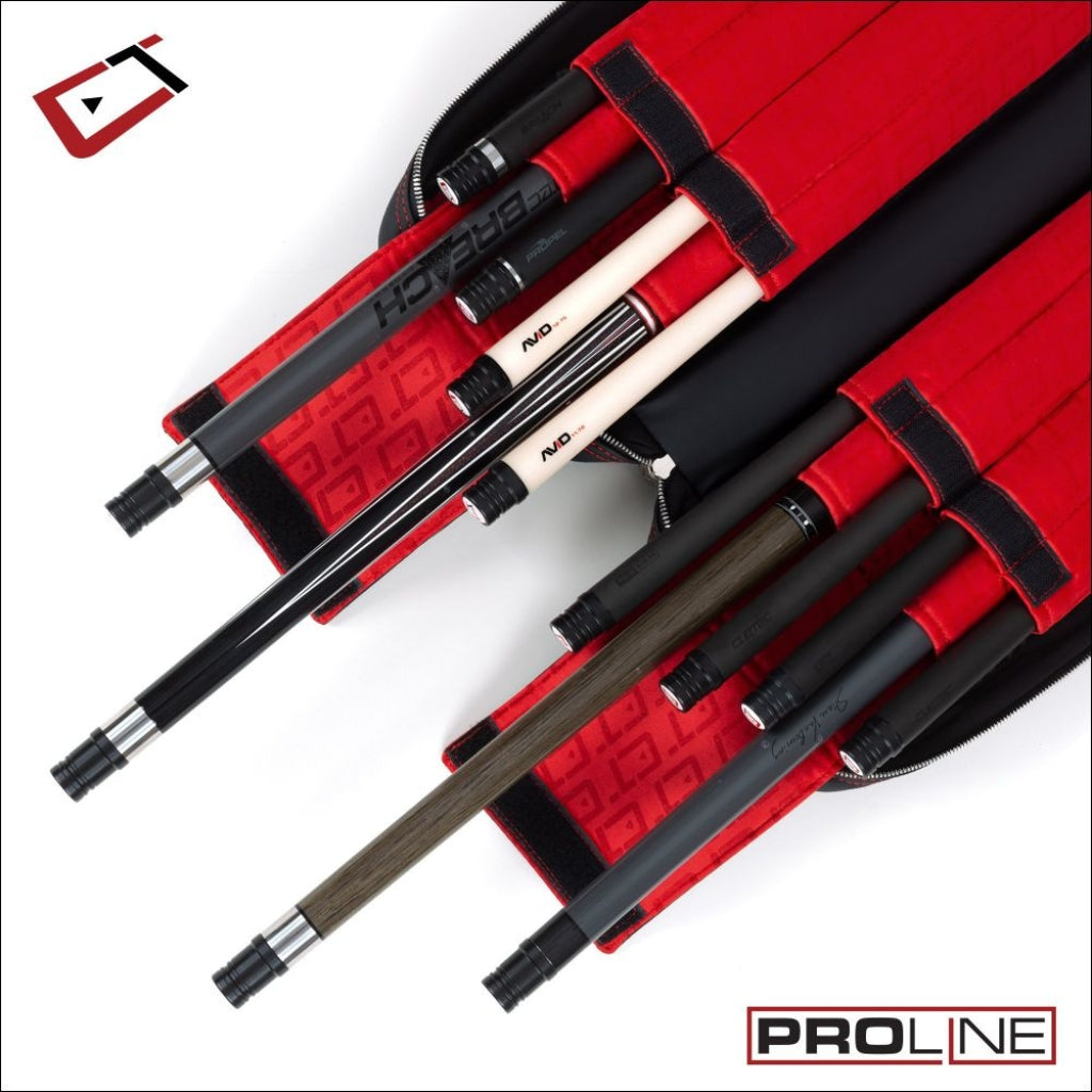 Cuetec Pro Line 4X8 Soft Pool Cue Case Opened - Game Room Spot