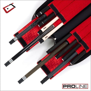 Cuetec Pro Line 4X8 Soft Pool Cue Case Opened - Game Room Spot