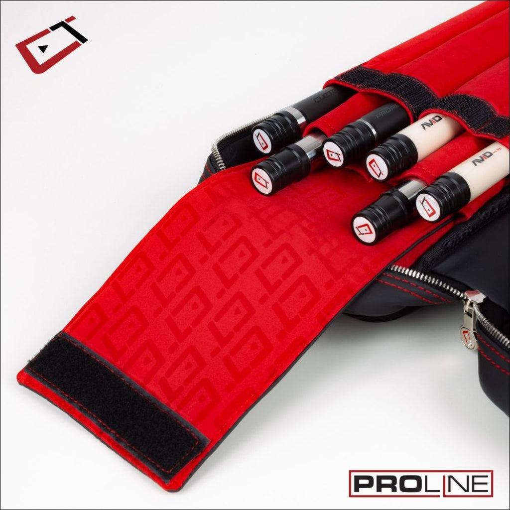 Cuetec Pro Line 4X8 Soft Pool Cue Case Padded Interior - Game Room Spot