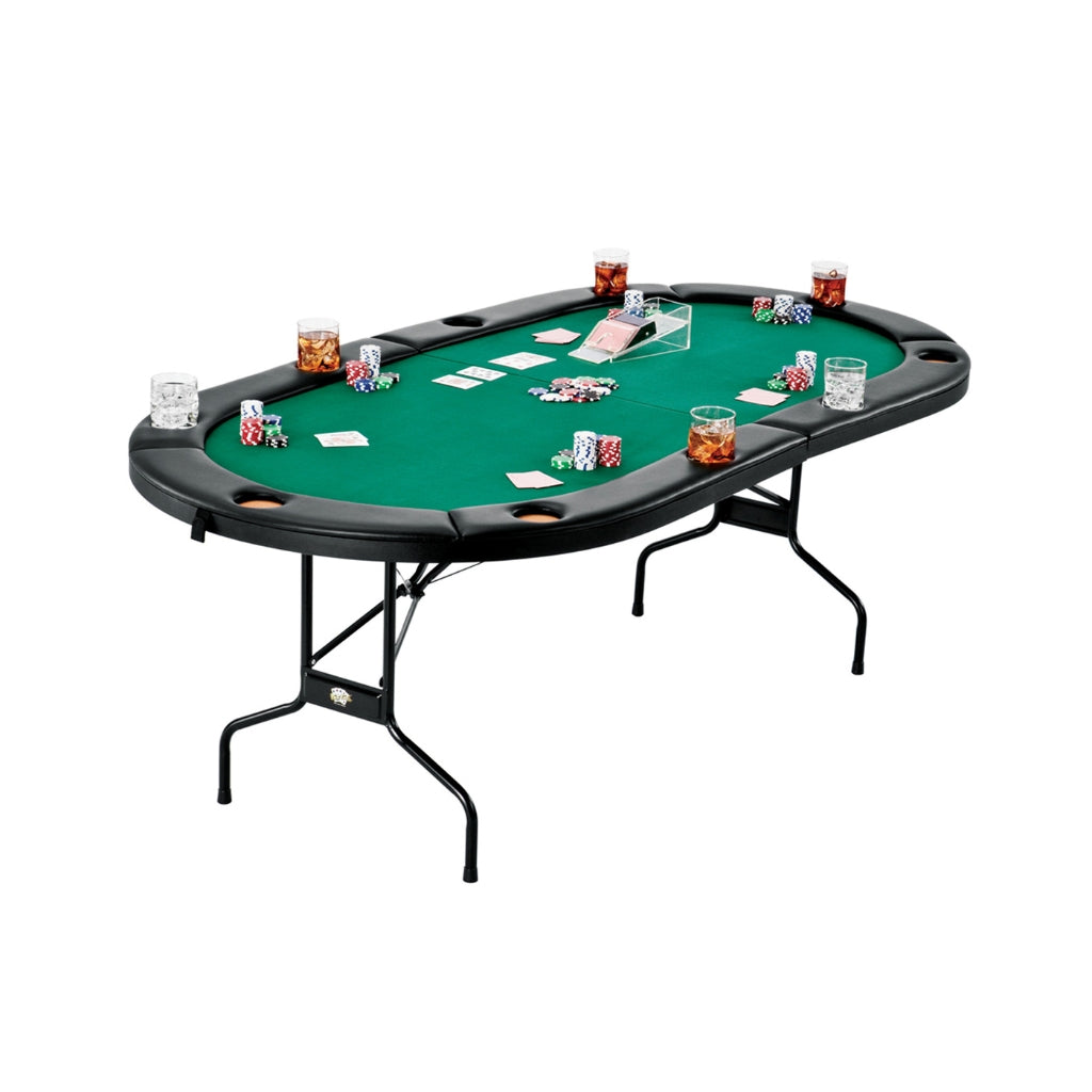 Fat Cat Folding Texas Hold'Em Table - Game Room Spot