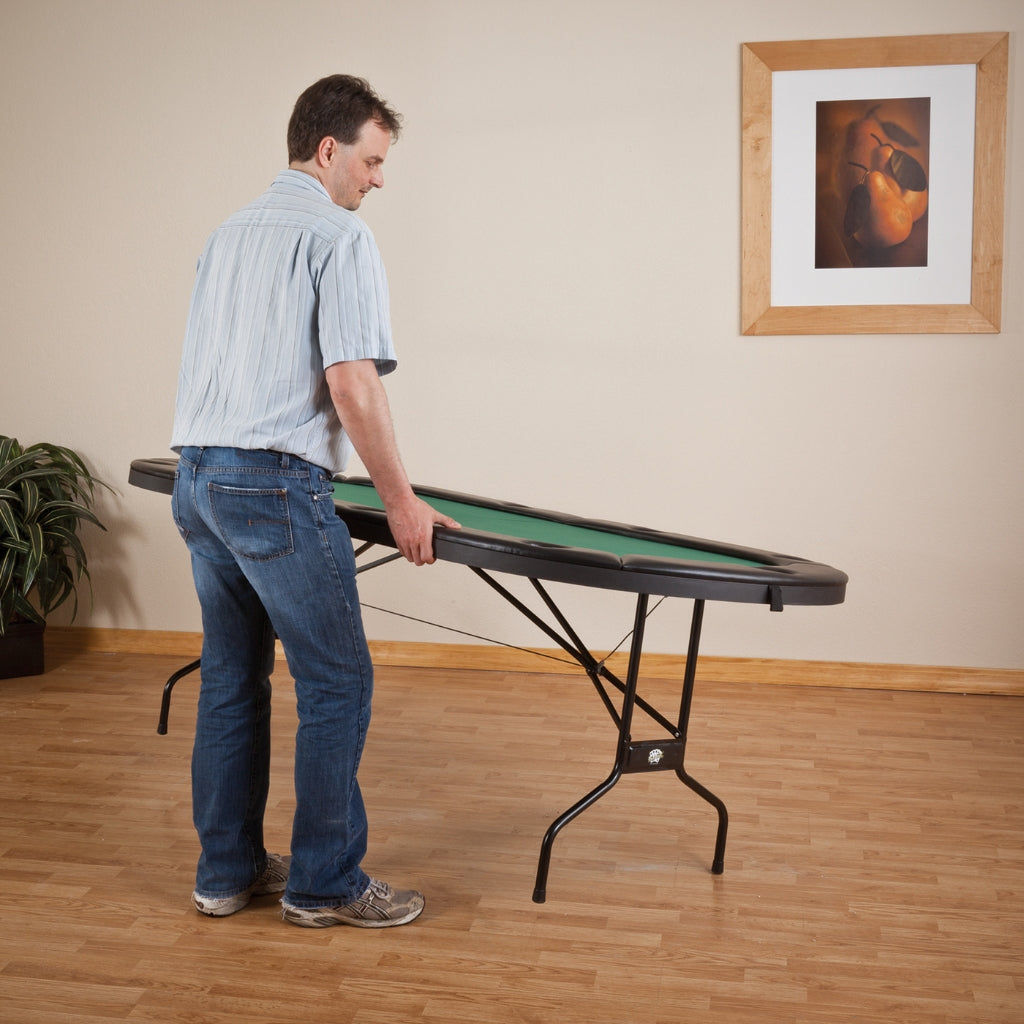 Fat Cat Folding Texas Hold'Em Table Display - Game Room Spot