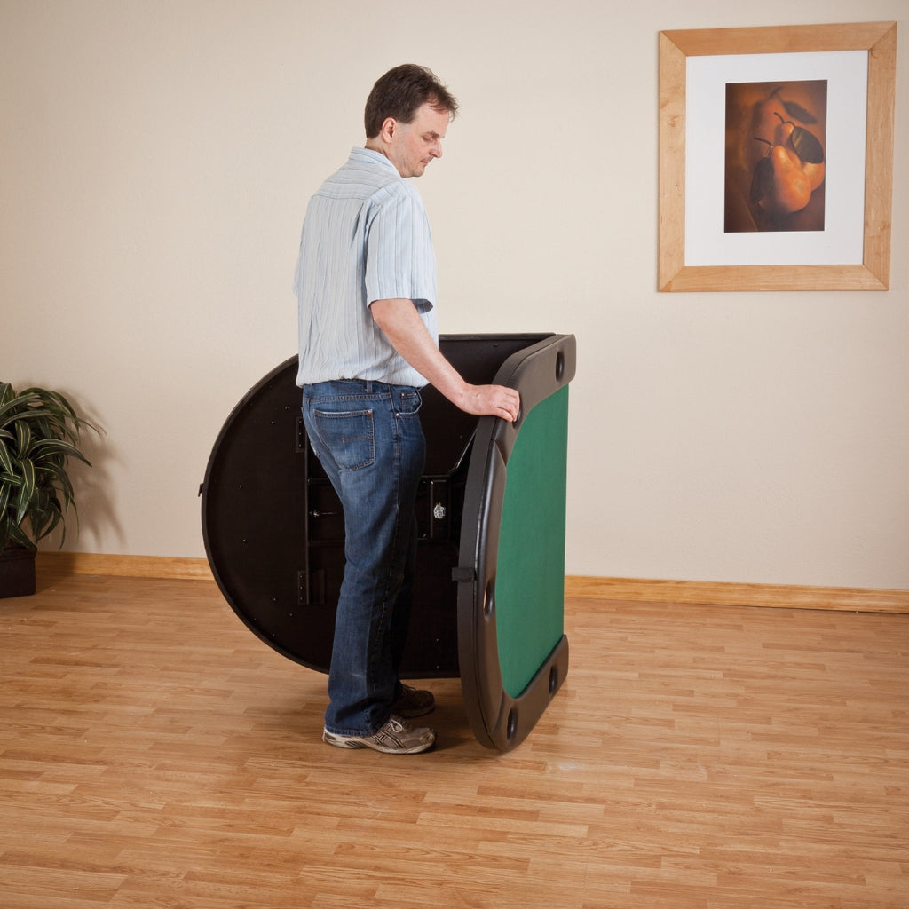 Fat Cat Folding Texas Hold'Em Table Storing - Game Room Spot