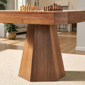 HB Home The Hexton Chess & Game Table Leg - Game Room Spot