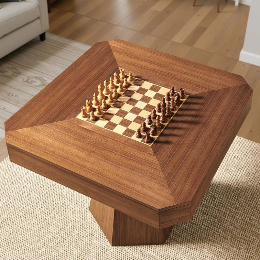HB Home The Hexton Chess & Game Table Playfield - Game Room Spot