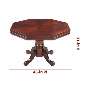 Hathaway Kingston 48 Poker Table with dining top in Walnut