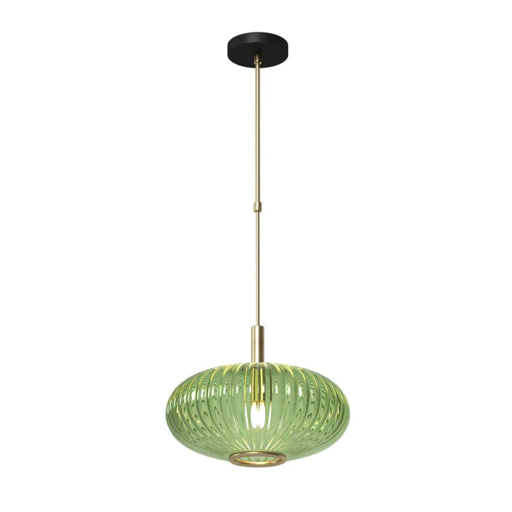 RAM Game Room Prohibition 12" Billiard Light Brass/Green - Game Room Spot