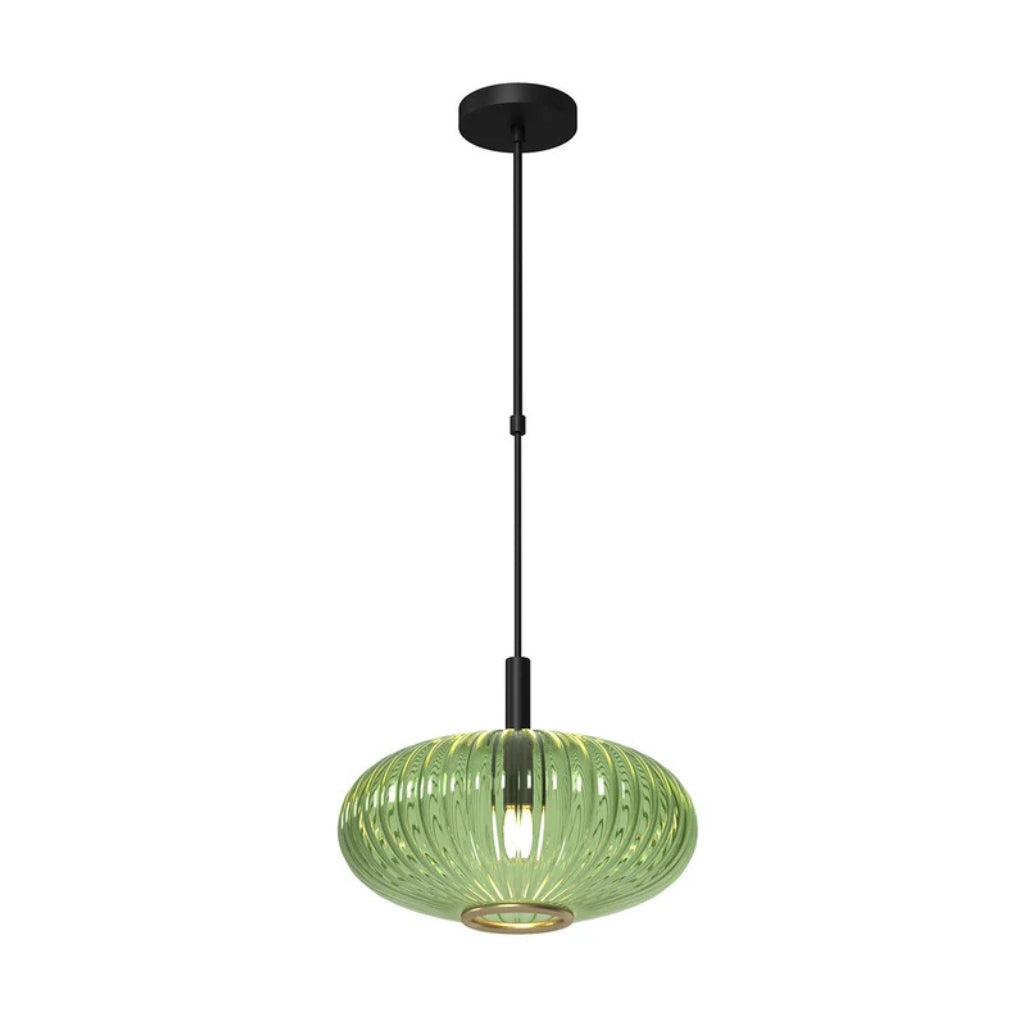 RAM Game Room Prohibition 12" Billiard Light Matte Black/Green - Game Room Spot