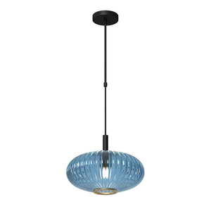 RAM Game Room Prohibition 12" Billiard Light Matte Black/Blue - Game Room Spot