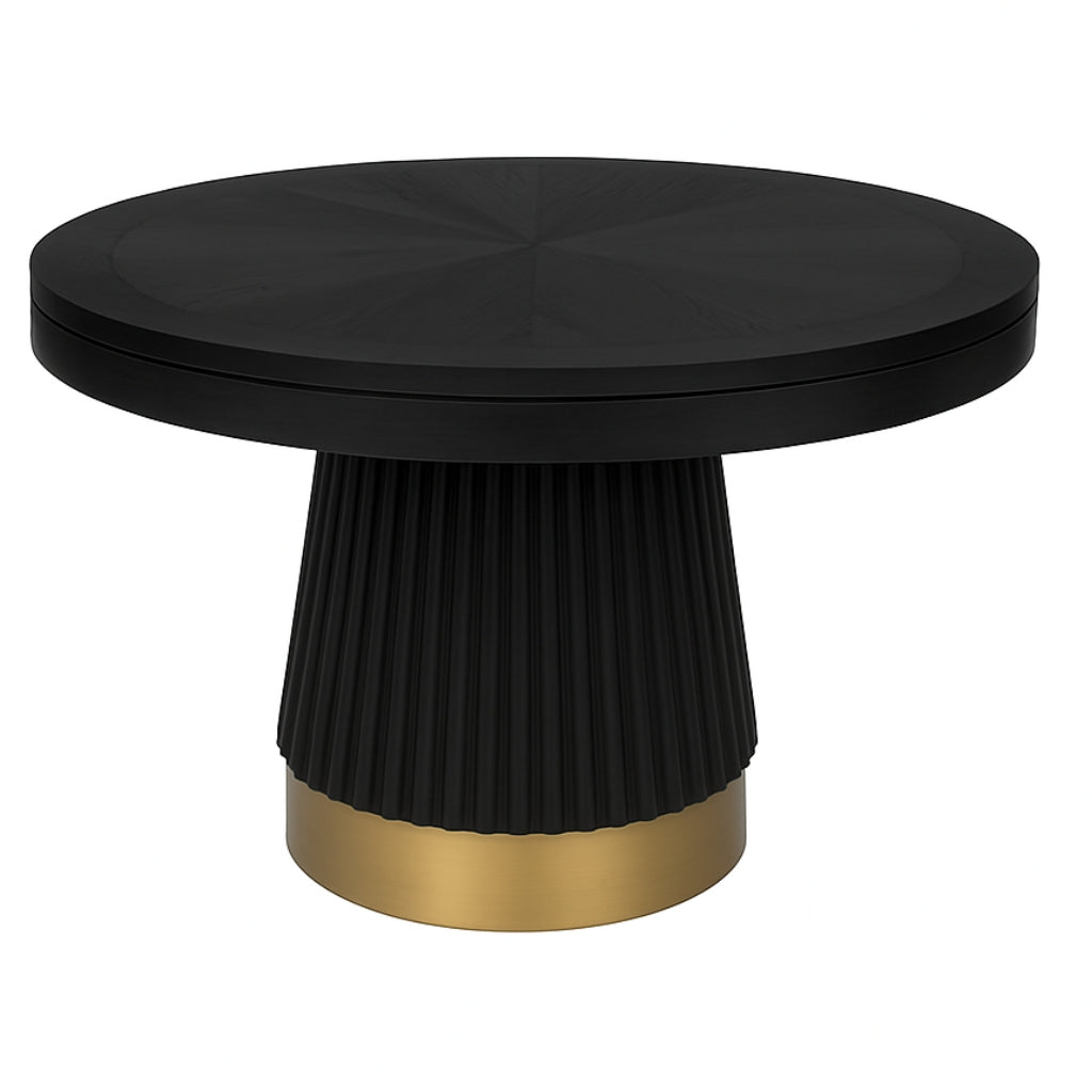 RAM Game Room Prohibition 48" 2 in 1 Poker Table in Black with Dining - Game Room Spot