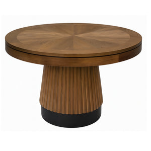 RAM Game Room Prohibition 48" 2 in 1 Poker Table in Walnut with Dining - Game Room Spot