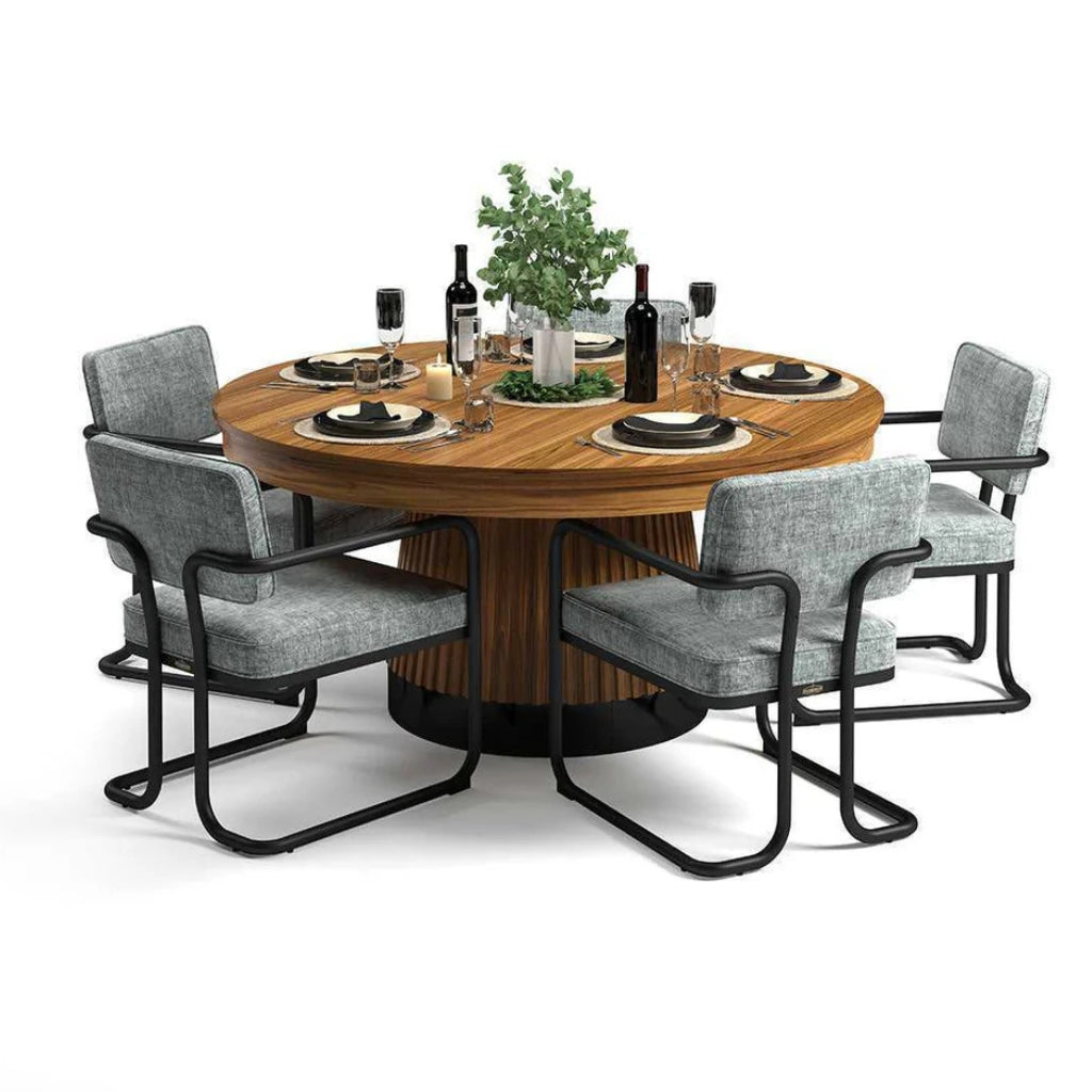 RAM Game Room Prohibition 60" Poker Table with Dining Top - Game Room Spot