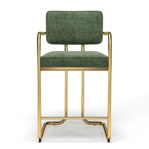 RAM Game Room Prohibition Barstool Vintage Green Front - Game Room Spot