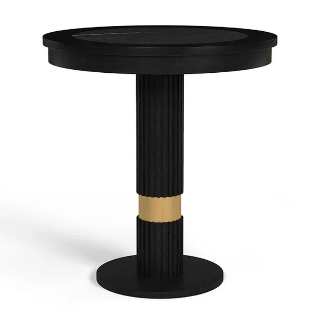 RAM Game Room Prohibition Pub Table Matte Black - Game Room Spot