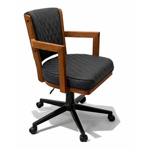 RAM Game Room Prohibition Swivel Game Chair Matte Walnut - Game Room Spot