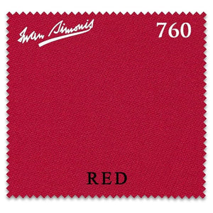 Simonis 760 Cloth in Red - Game Room Spot