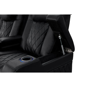 Valencia Tuscany Heat and Massage  with cup holder and armrest.