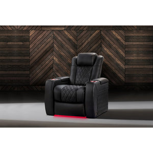 Valencia Tuscany Luxury Black recliner chair.