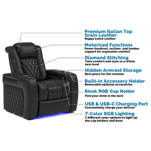 Valencia Tuscany Home Theater Seating Features