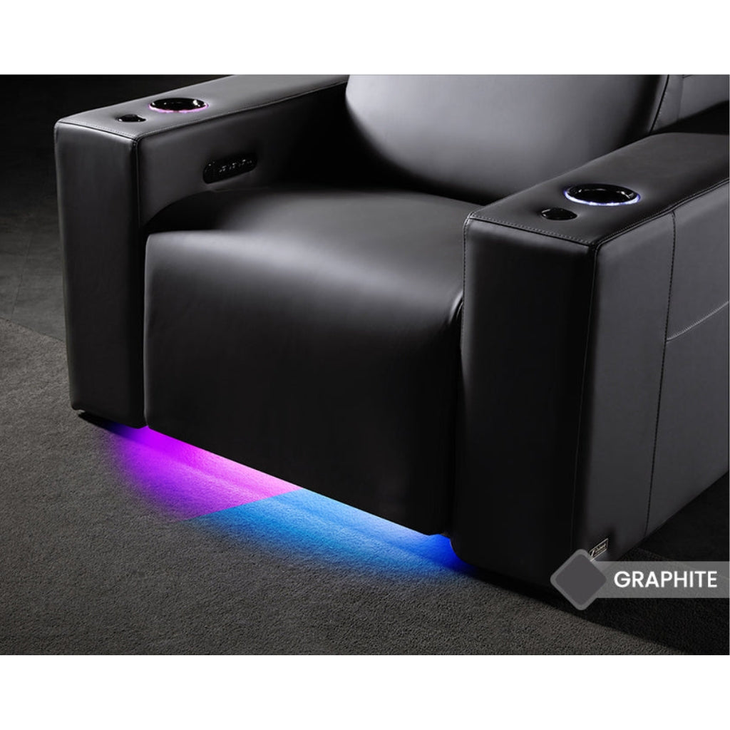 Valencia Barcelona Grand Ultimate Luxury Edition Home Theater Seating LED - Game Room Spot