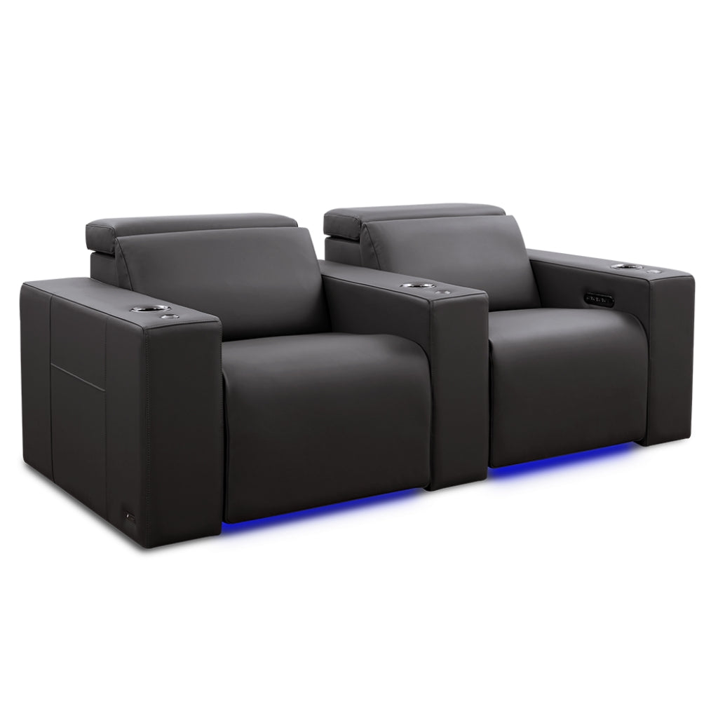Valencia Barcelona Grand Ultimate Luxury Edition Home Theater Seating Row of 2 - Game Room Spot