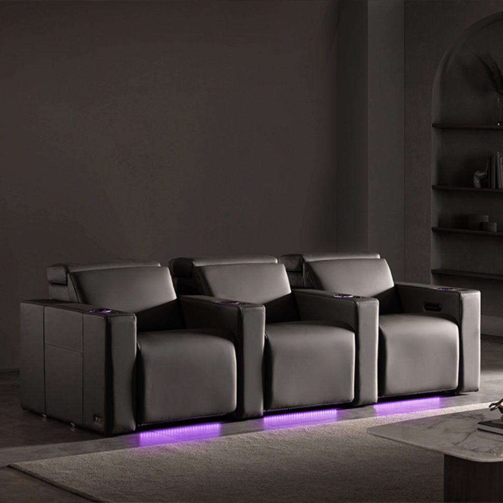 Valencia Barcelona Ultimate Luxury Edition Home Theater Seating Display - Game Room Spot