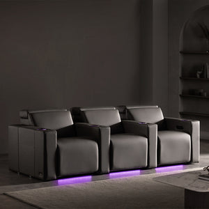Valencia Barcelona Ultimate Luxury Edition Home Theater Seating Display - Game Room Spot