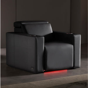 Valencia Barcelona Ultimate Luxury Edition Home Theater Seating Onyx - Game Room Spot