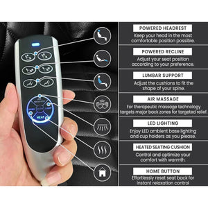 Valencia Tuscany Executive Heat & Massage Home Theater Seating Remote - Game Room Spot