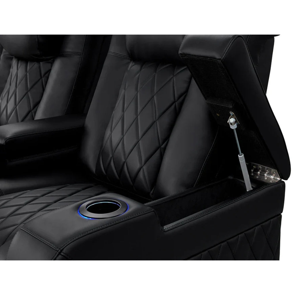 Valencia Tuscany Heat & Massage Home Theater Seating Armstorage - Game Room Spot