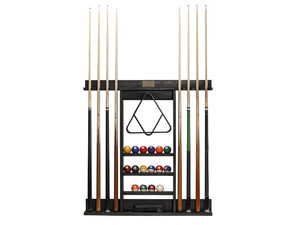 American Heritage Bluegrass 8-Cue Rack in Black Ash